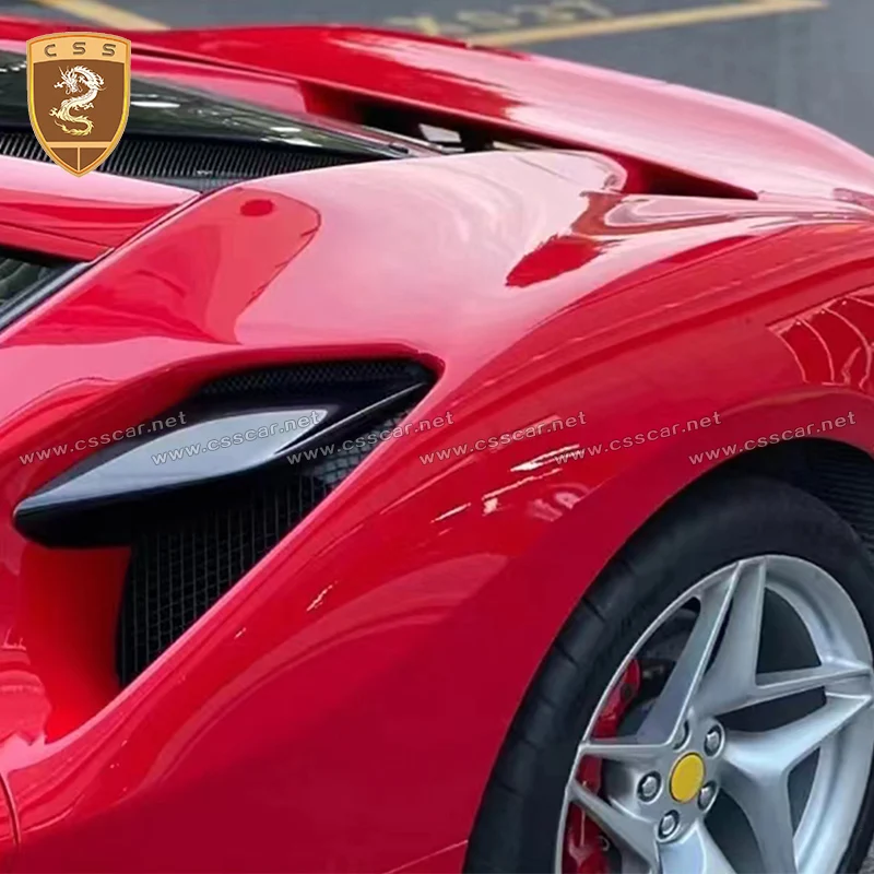 

Dry Carbon Fiber Air Vent For Ferrari F8 Body Kit Car Accessories Upgrade Parts Conversion Decoration Style