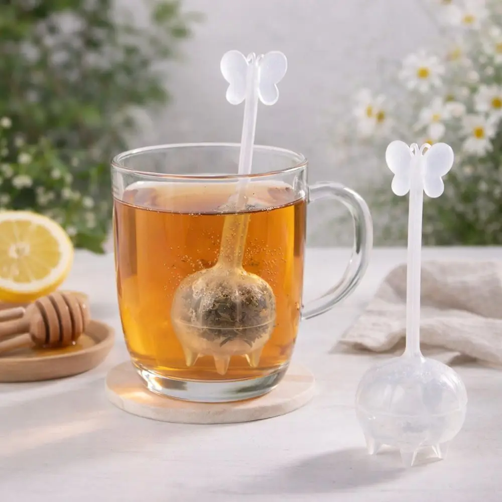 

Heat-resistant Lemon Tea Maker Plastic Rust-proof Lemon Pressing Tool Transparent Food Grade Tea Strainer Kitchen Use