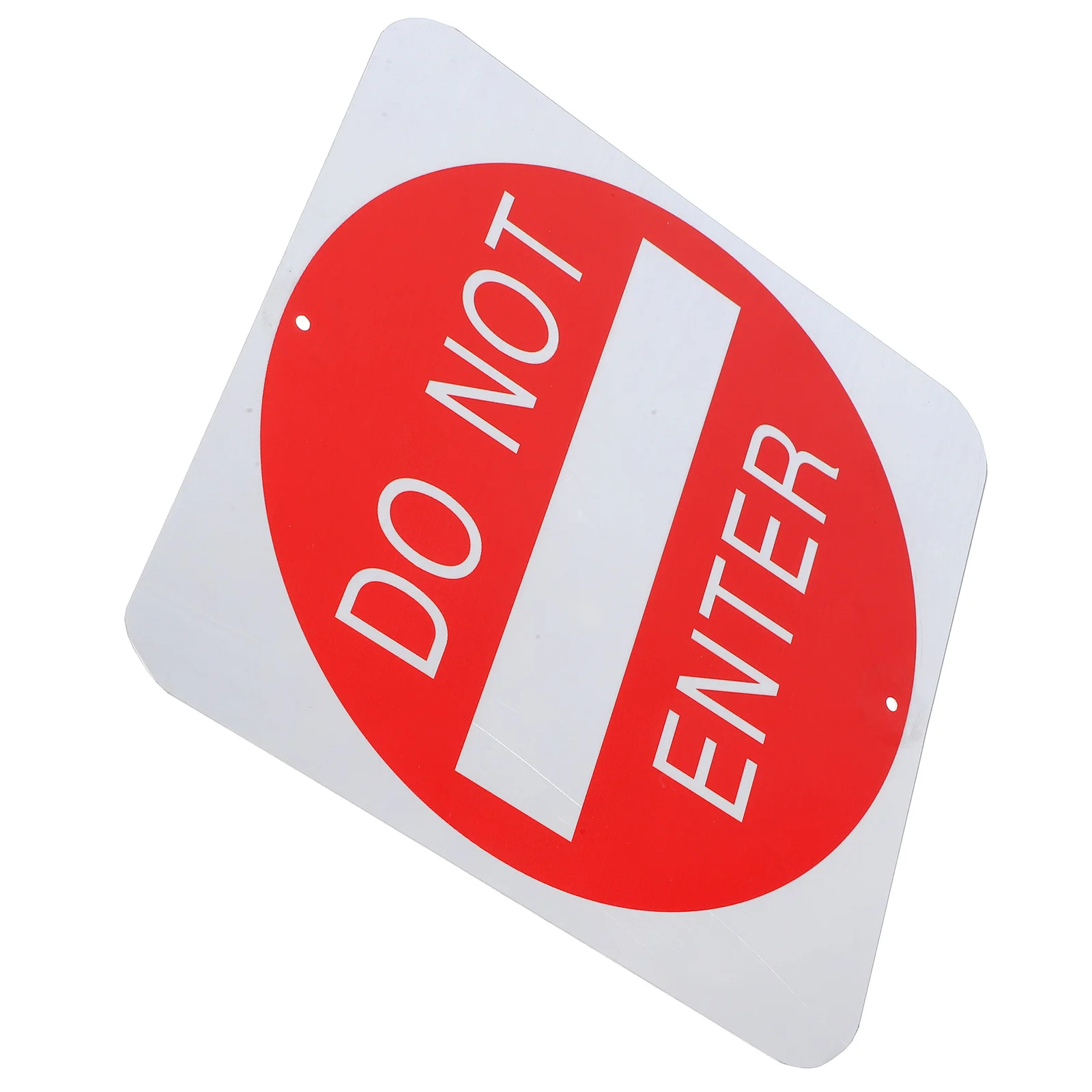 Do Not Enter Warning Sign Aluminum Alloy Rust-Proof High Visibility Safety Sign for Construction Warehouse Outdoor Indoor Metal