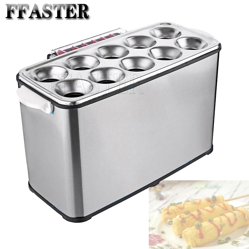 

Automatic Egg Sausage Machine Commercial Electric Heating Egg Roll Machine Egg Sausage Machine Breakfast Snack Equipment