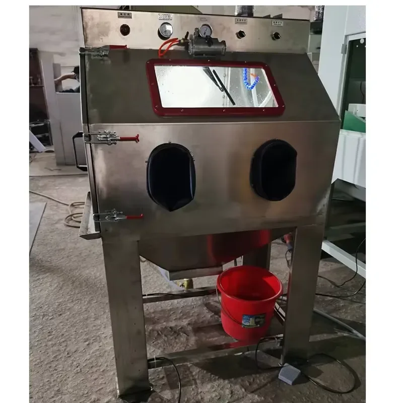 CE Certification Factory Spot Industrial Wet Sandblasting Machine Cleaning Metal Rust Equipment Sandblaster Cabinet
