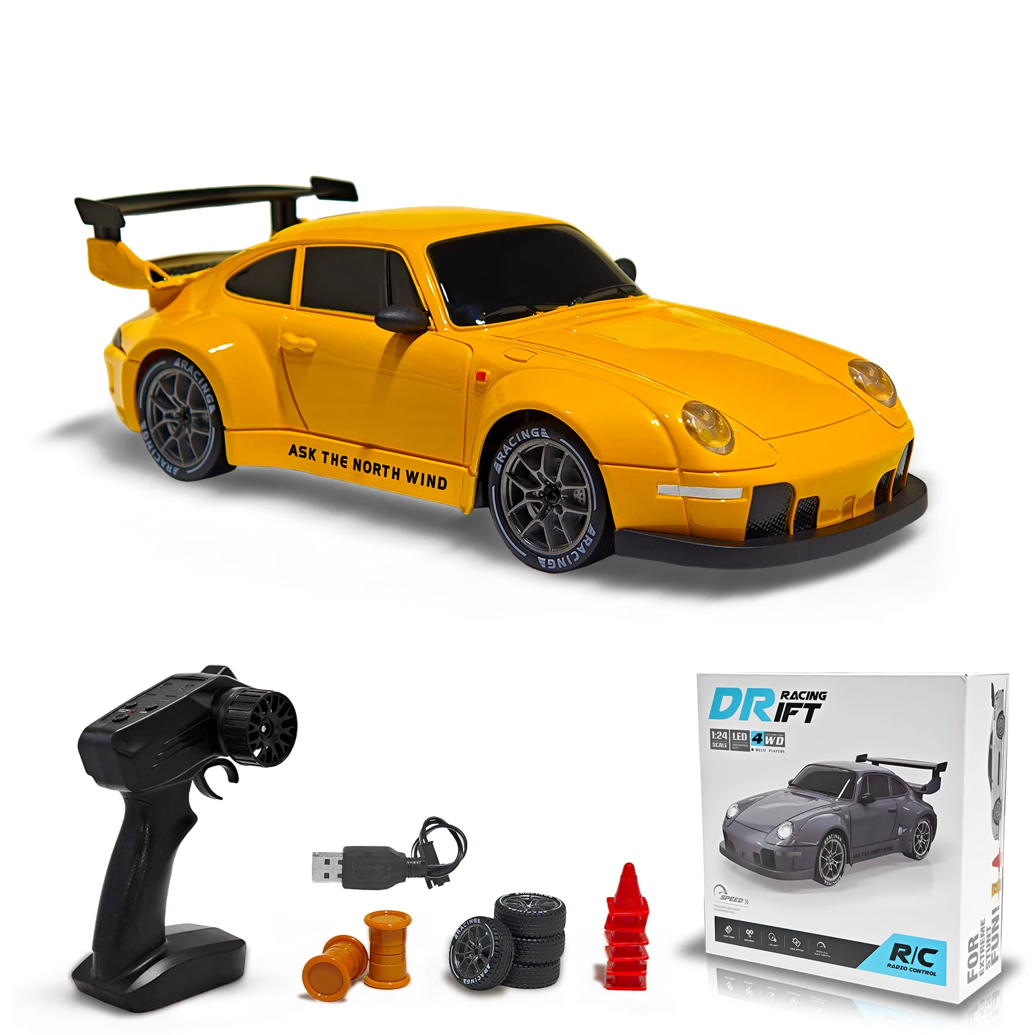 Remote Control Drift Car Full Size Mini Remote Control Racing Car Model 2.4G Radio High Speed ​​RC Car Boy Toy Gift