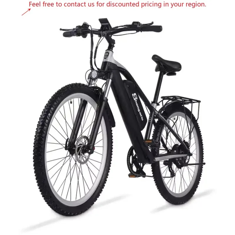 

SHENGMILO M90 48V 500W UK EU Warehouse Removable Lithium Battery Long Range Electric Bicycle For Adults Hub Motor Powerful Ebike