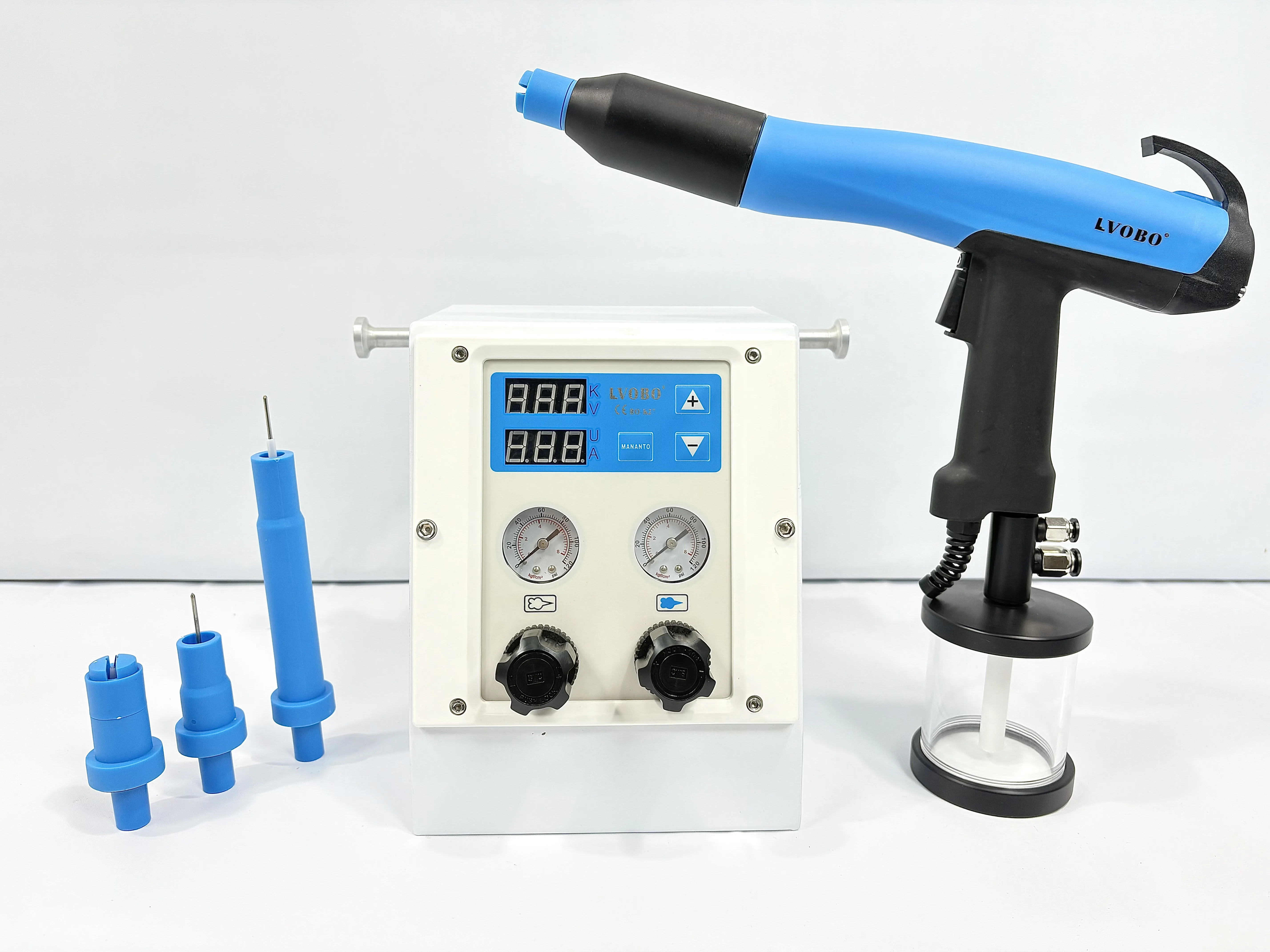 Small Electrostatic Powder Sprayer Pump Steel Substrate Coating Machine 220V/380V School Laboratory Use