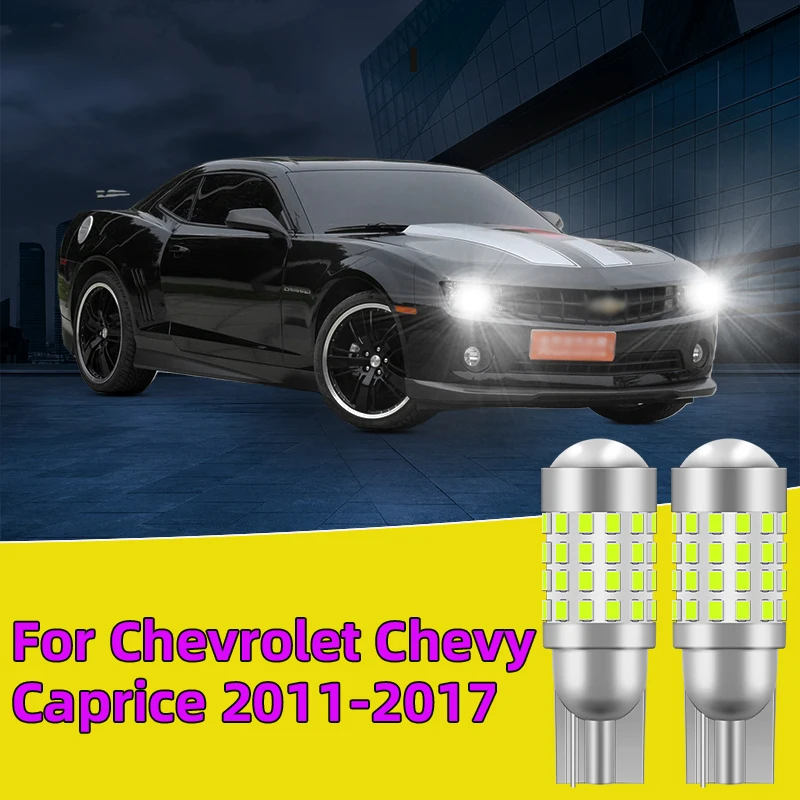 

2PCS For Chevrolet Chevy Caprice 2011-2017 Car Led Bulb T10 W5W width lights side marker position Signal Lamp 12V 24V Clearance