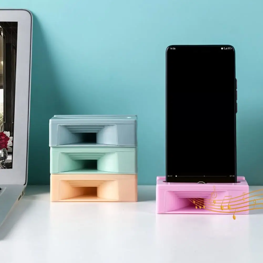 حامل هاتف مضخم الهاتف حامل سطح المكتب بدون استخدام اليدين حامل هاتف قوس كسول لتدفق الموسيقى ومكالمات الفيديو وعروض التلفزيون