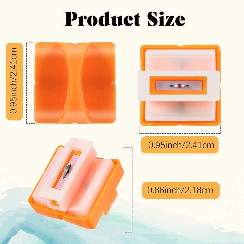 Hot TTKK 12 Pcs Paper Trimmer Replacement Blades Paper Cutter Blades Craft Paper Cutting Replacement Blades For A4 Paper Cutter