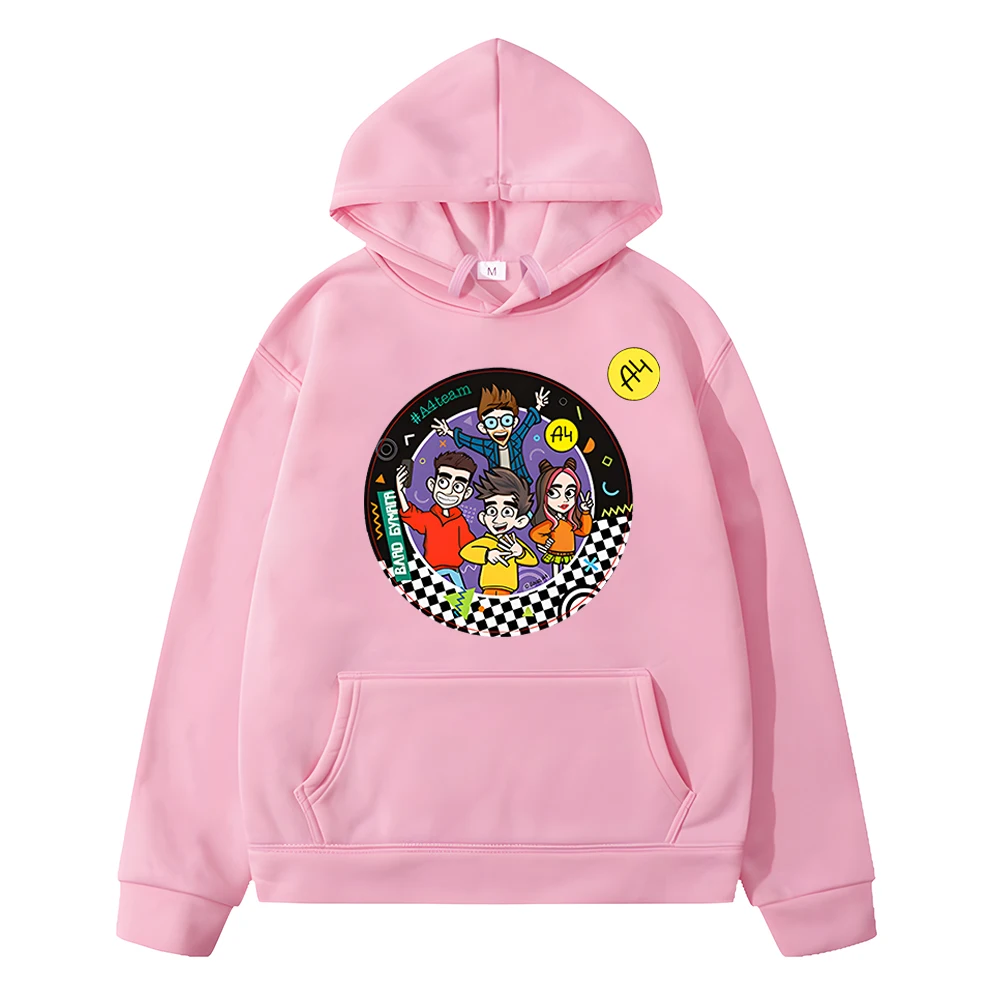 Влад Бумага А4 Children Hoodies Sweatshirts anime hoodie Casual Merch A4 Lamba Fleece Pullover y2k sudadera girls boys clothes