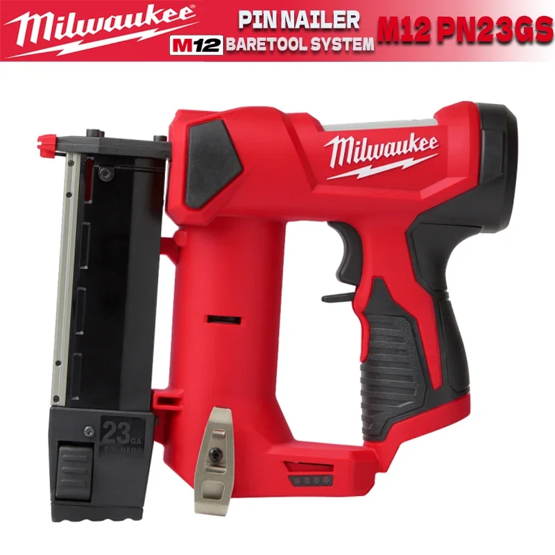 

Milwaukee M12 PN23GS/2540 M12™ Brushless Cordless 23 Gauge Pin Nailer MILWAUKEE 12V Lithium Power Tools