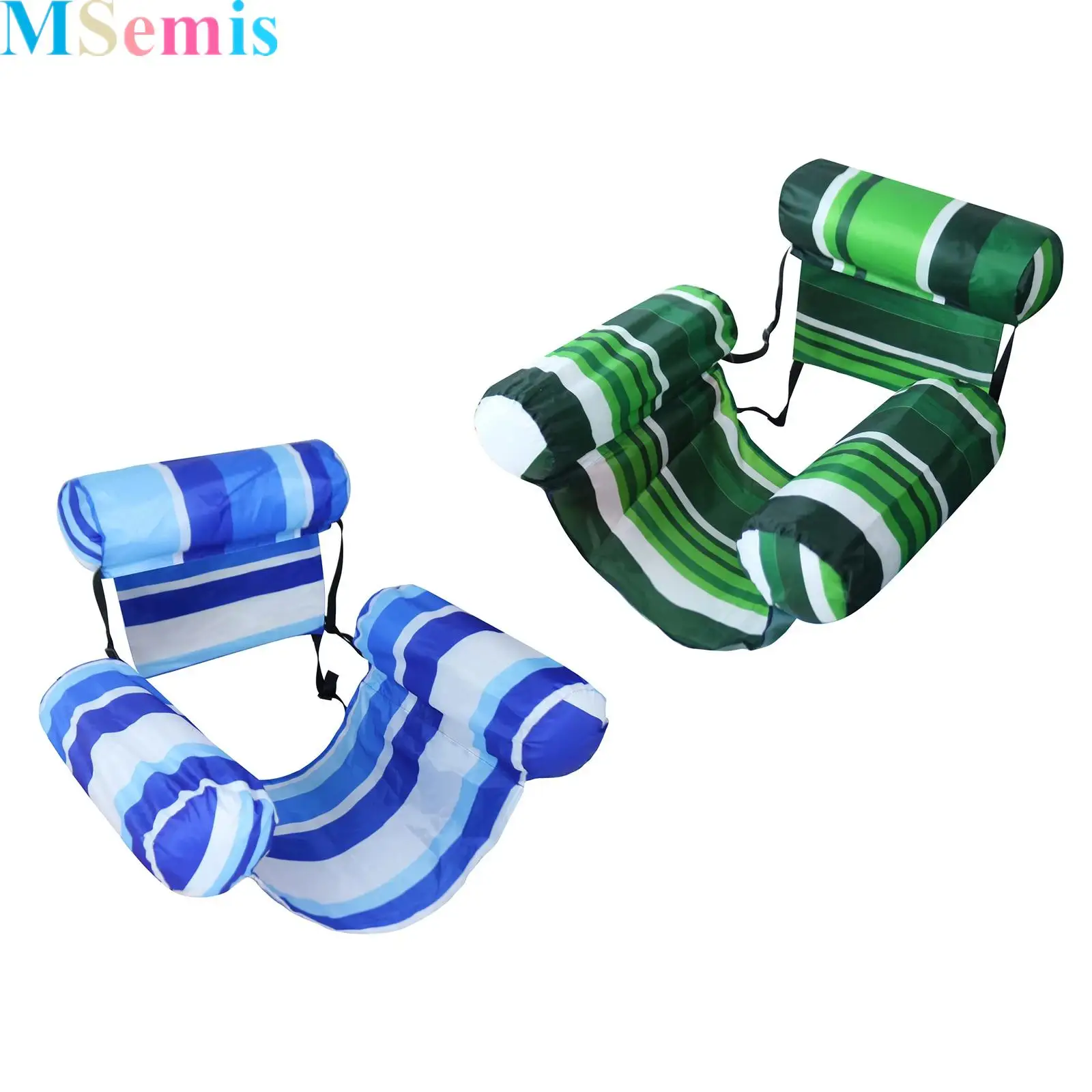 Inflatable Foldable Mesh Portable Water Floating Raft Chair Blow Up Pool Noodles for Water Use Pool Party