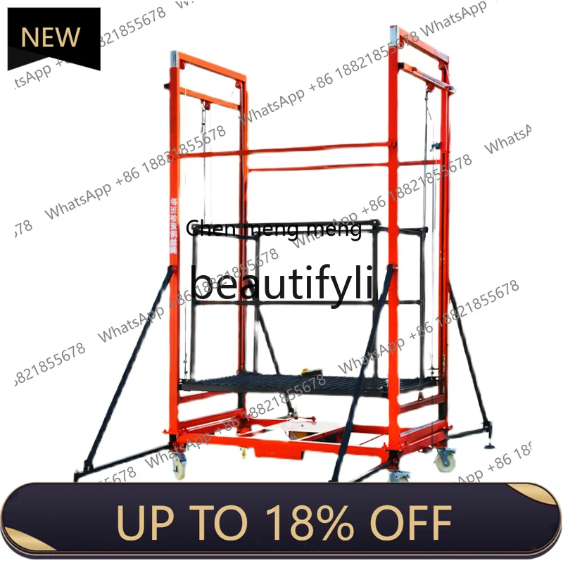 

Z189 Electric Lifting Scaffolding Mobile Folding Remote Control Telescopic Multi-Function Lifting Platform