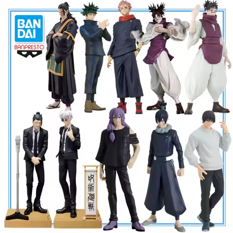 BANDAI Original Jujutsu Kaisen Itadori Yuji Fushiguro Megumi Nobara Gojo Kento Toji Sukuna Suguru Anime Figures Christmas gift