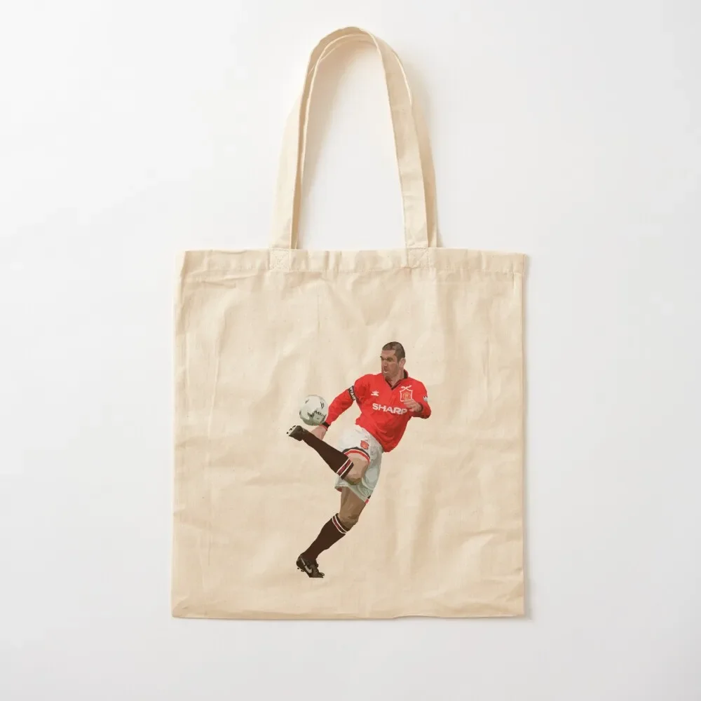 

King Cantona Tote Bag hand bags shopper bags cute pouch bag Tote Bag