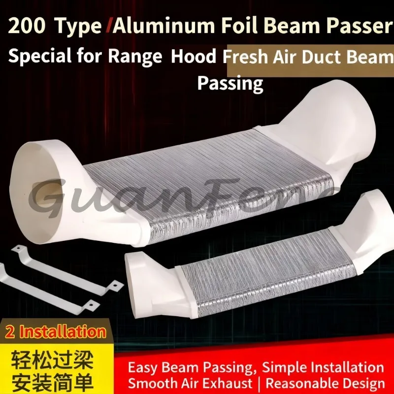 Non Perforated Fresh Air Duct Flat Lintel, Ventilation Air Duct Lintel HVAC Fitting