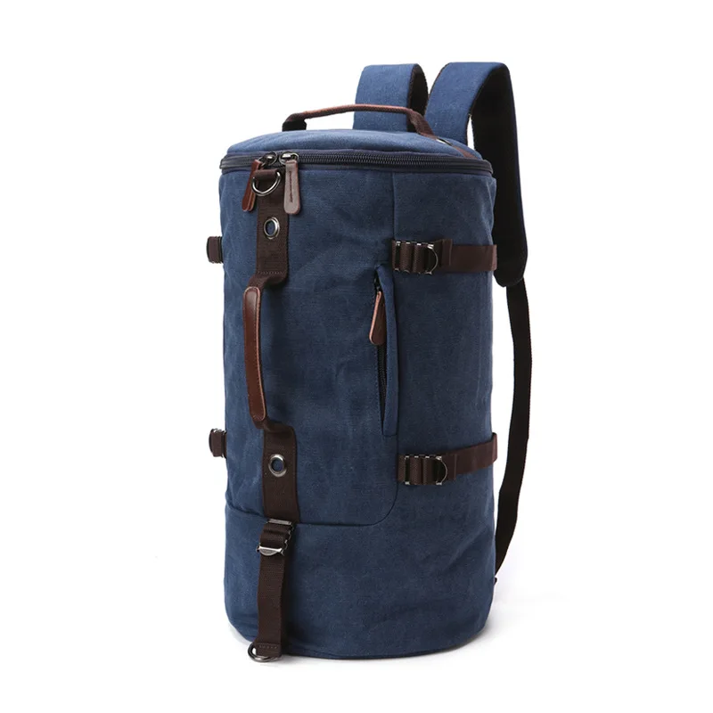 Sports Tactical Tote Travel Backpack Canvas Rucksack Women Gym Large Capacity Luggage Handbag Outdoor Duffle Bag Man Haversack