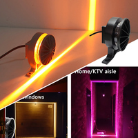 12W LED Wall Lamp Windows Sill Light Black Body For Home Door Corridor Balcony Garage Hotel Restaurant KTV Room IP67 220V 110V