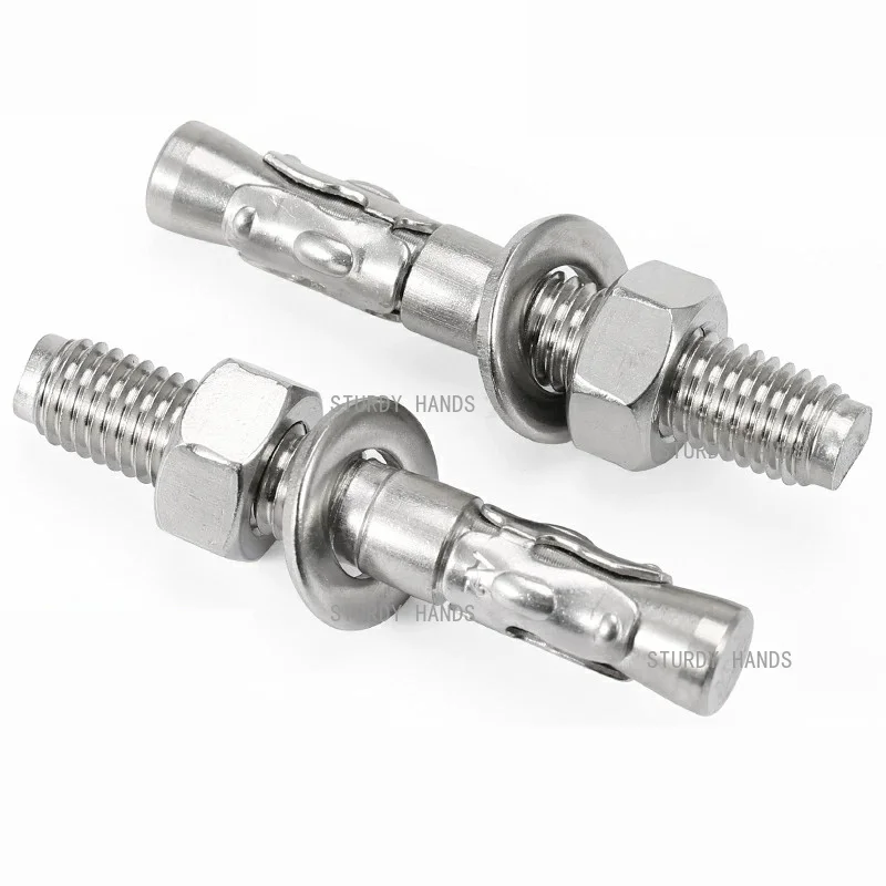 10pcs Stainless steel car repair gecko internal expansion screw, rock climbing nail, expansion bolt, complete M10