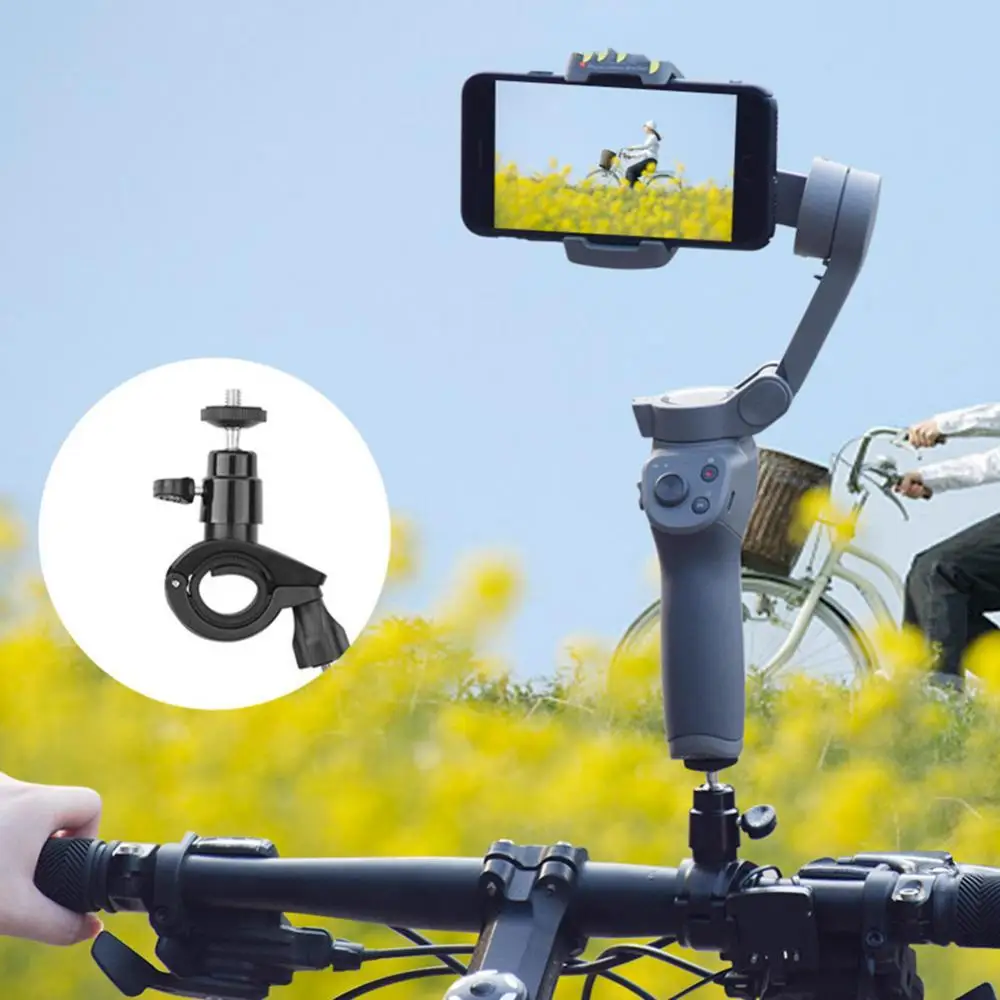 

Phone Holder Motorcycle Mobile Cellphone Holder Gimbal Camera Bicycle Mount Stand Bracket Stabilizer for DJI OSMO Mobile 2/3