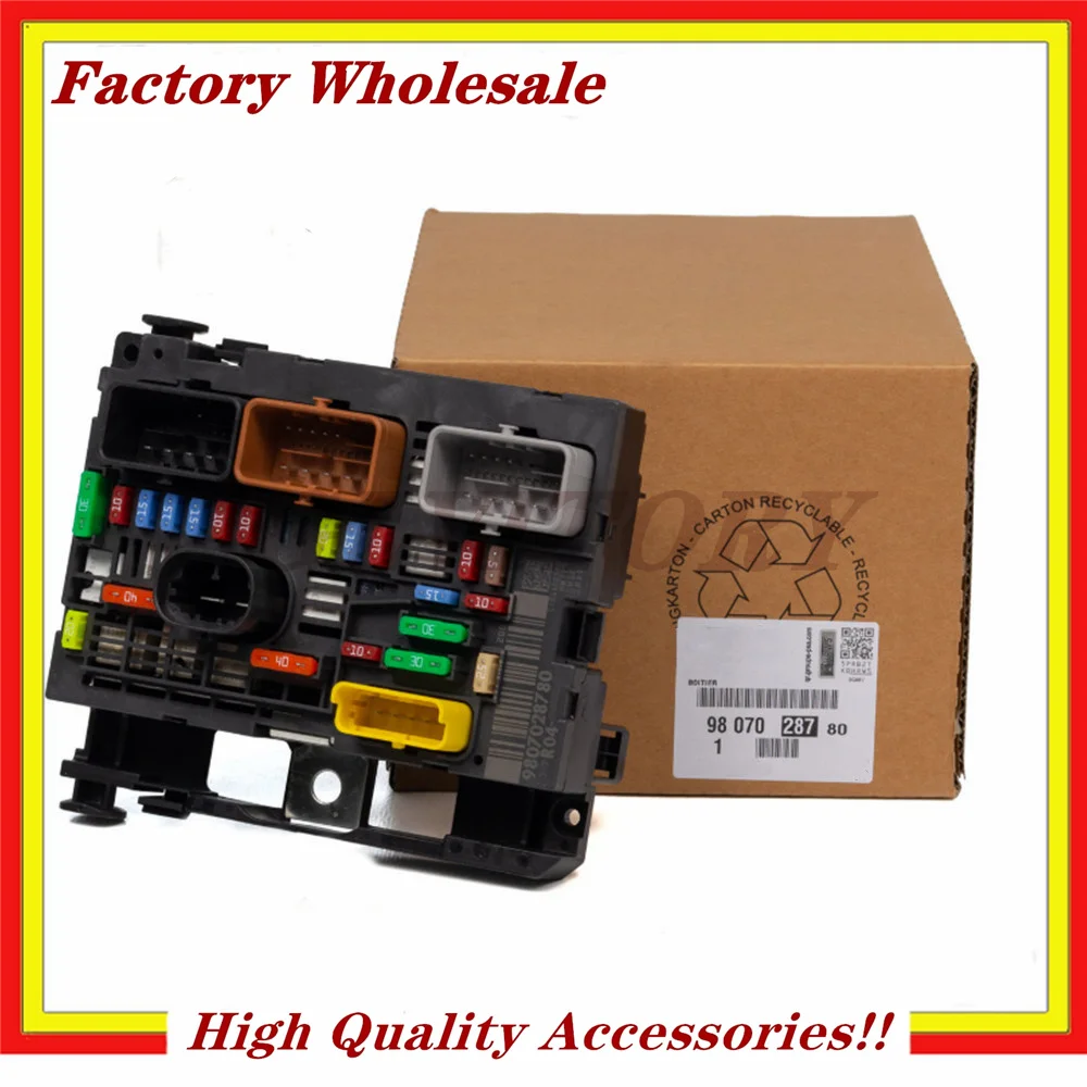 

New Fuse Box Assembly BSM 9675878280 FOR 308 408 607 C4 R04 9807028780 9664706180