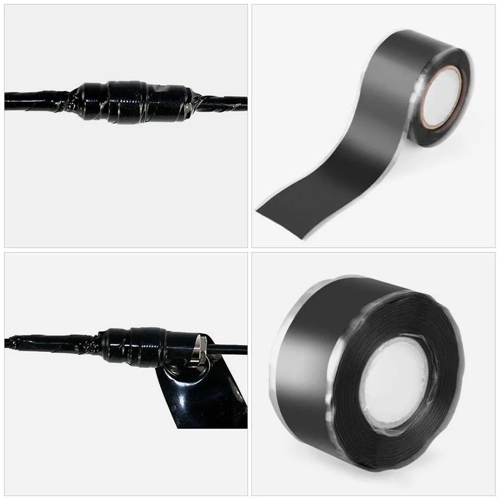 Self-Fusing Silicone Insulation Tape Heavy Duty Waterproof Leakproof Repair Tape for Plumbing Automotive Electrical Wire Wrap