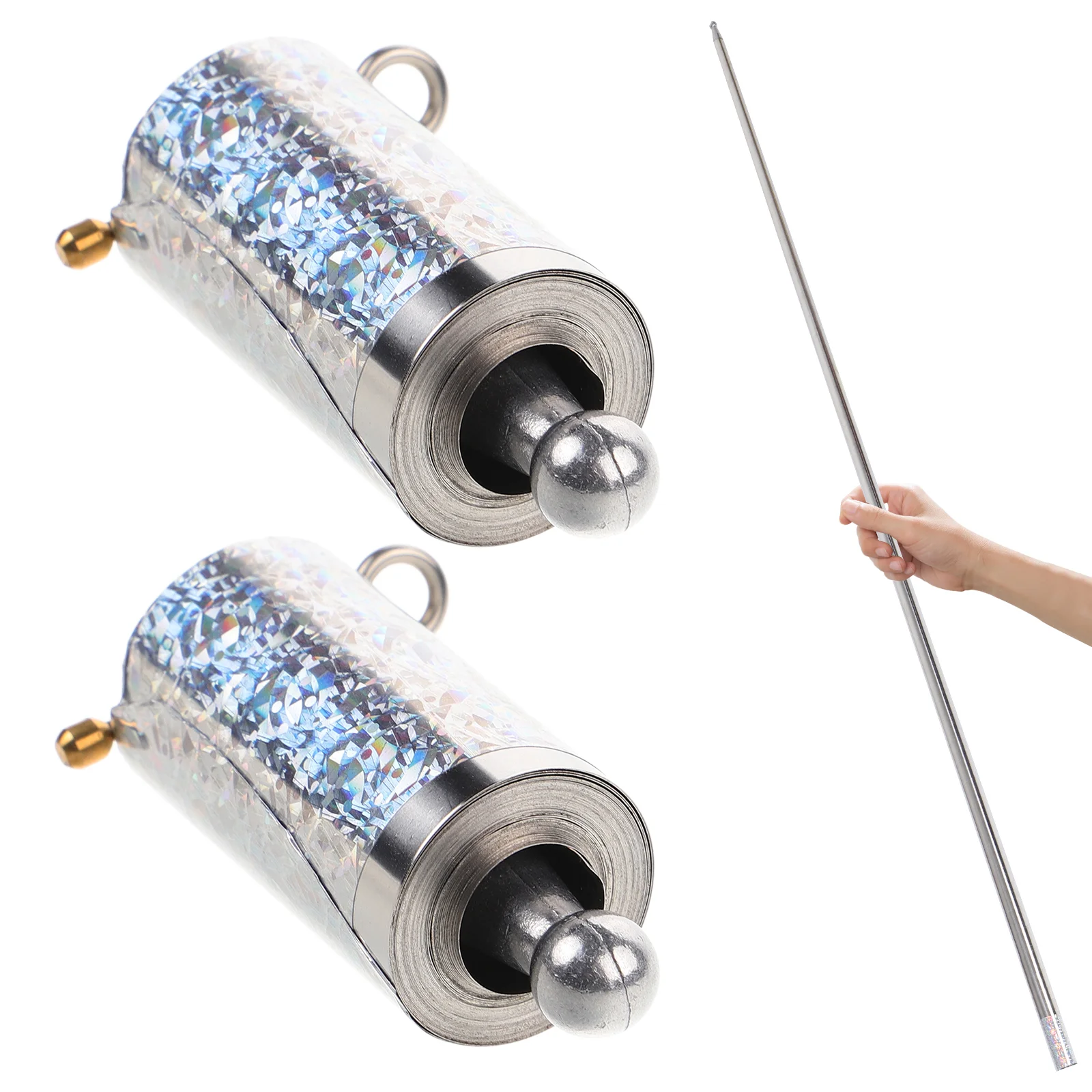 

Telescopic Magician Wand Spell Casting Stick Magician Rod Performance Magician Wand Prop Metal Appearing Cane Close-up