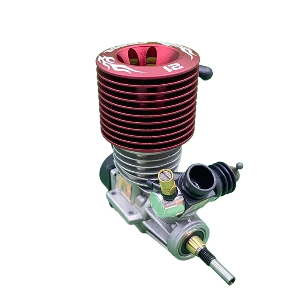 3.5CC 21 Class Methanol Engine Model Remote Control Racing Off Road Crawler Metal Engine Pull Start Engine Model Toy