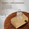 Nouveau diffuseur d'huile essentielle diffuseur d'aromathérapie sans eau pour le bureau à domicile diffuseur d'arôme en bois et verre Machine de parfum 2