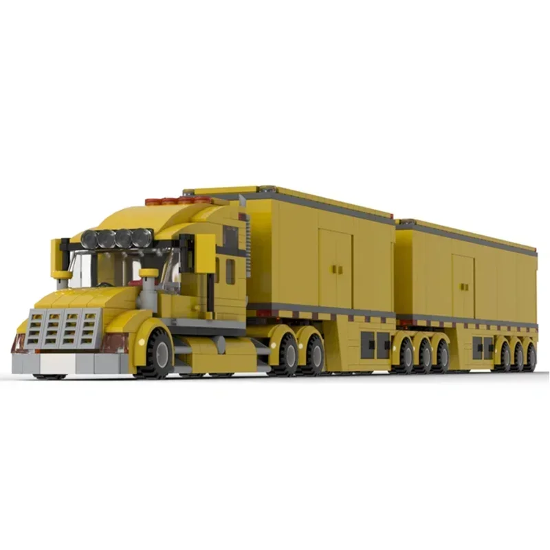 Moc Bouwstenen Militair Automodel Stedelijke Transporter Truck Technologie Modulaire Blokken Geschenken Kerst Speelgoed DIY Sets Montage