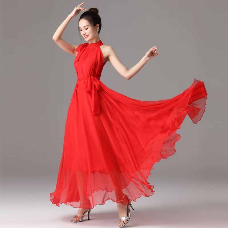 Bow Neck Candy Color Chiffon Wedding Guest Dress Boho Plus Size Women Beach Party Garden Abaya Kaftan Elegant Vestidos Robes