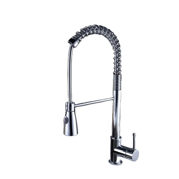 

Factory Direct Wholesale Kitchen Faucet 304SS Pull Out Spray Tap Hot And Cold Kitchen Mixer Faucet