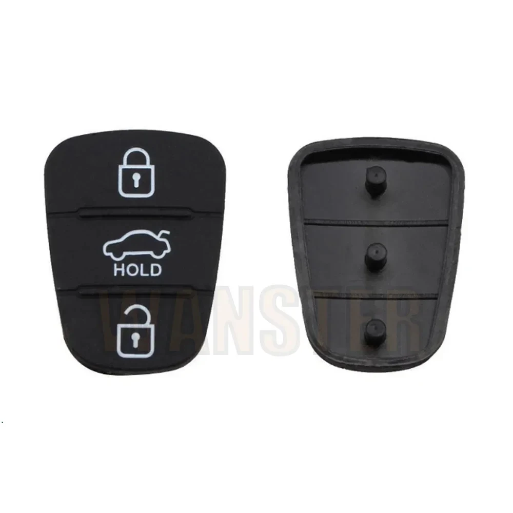 Car Key Rubber Buttons Pad for Hyundai/kia Porter Verna Bongo Solaris Accent Sportage Rio Morning Picanto K2 K5 I20 Ceed Elantra