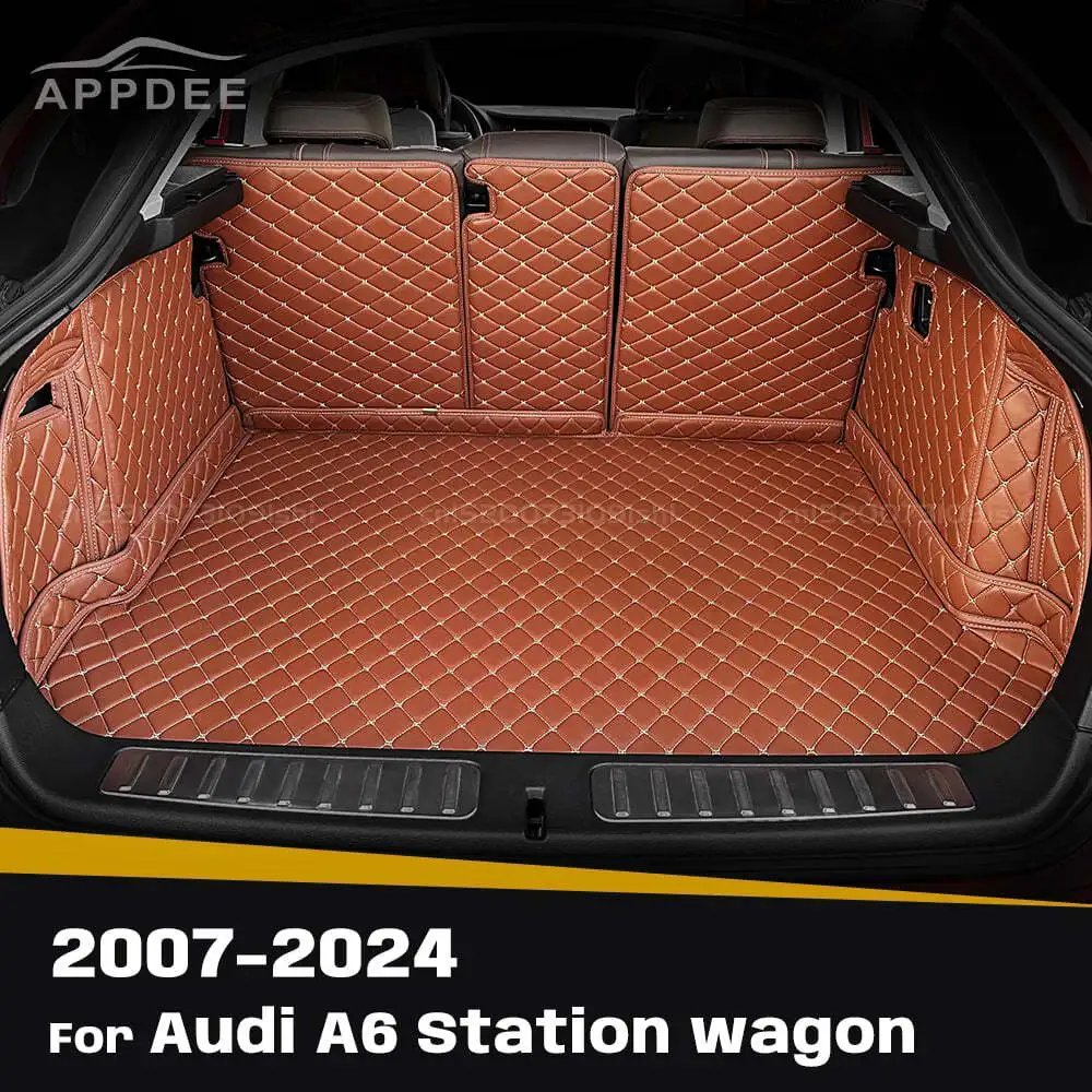

Для Audi A6 Station wagon 2007-2024 23 22 21 Автоматический коврик для багажника с полным покрытием Автомобильный защитный коврик для багажника Аксессуары для интерьера