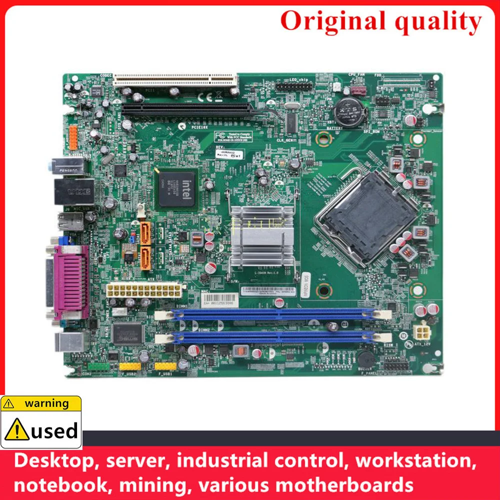 

Used 100% Tested For Lenovo A58 M58E Motherboard L-IG41N 71Y6839 71Y8460 DDR2 Mainboard