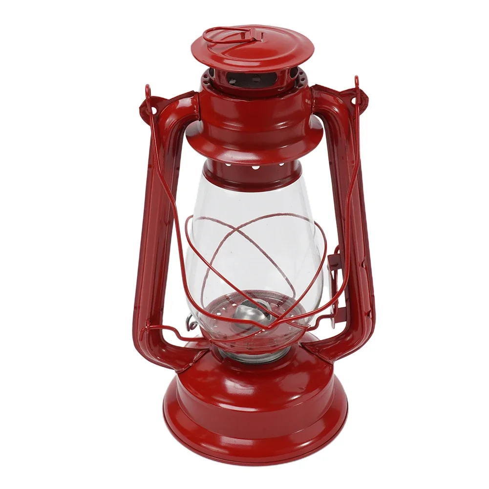 Vintage Kerosene Oil Lamp Lantern 26/31cm 255 Vintage Lantern Retro Kerosene Lamp Camping Decorative Atmosphere Lighting