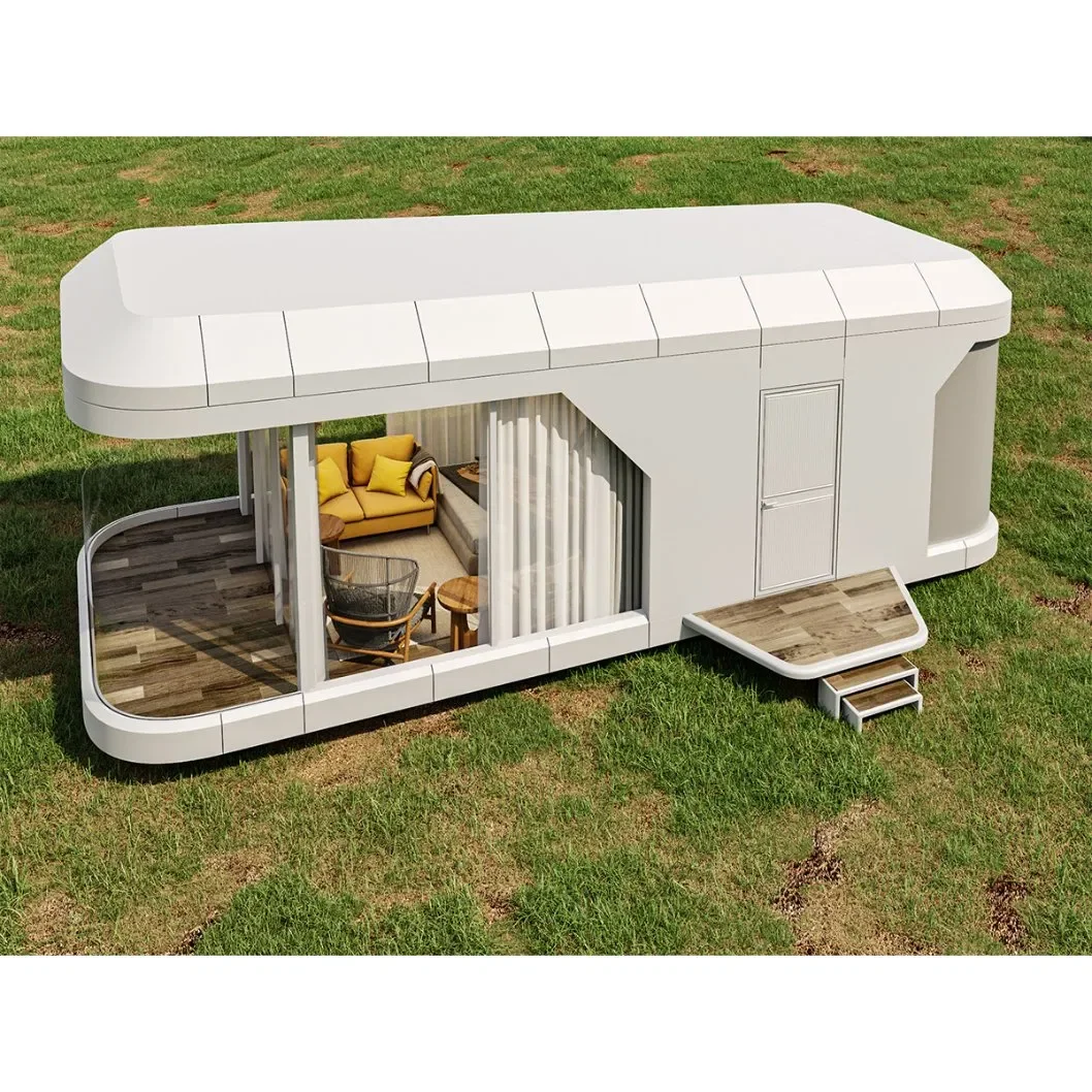 Conteneur modulaire pour bâtiments de bureau, petite maison préfabriquée, maisons mobiles préfabriquées, capsules pour vivre, chambres d'hôtel préfabriquées, maison