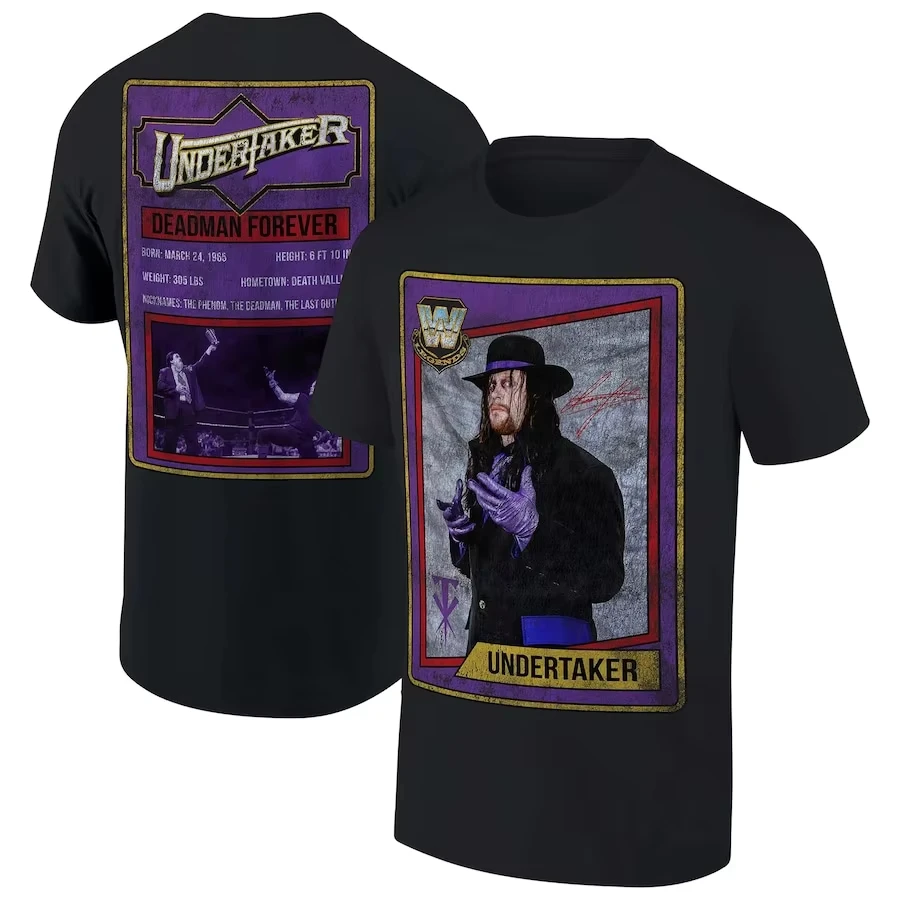 

Футболка «Магазин татуировок Undertaker Taker» для мужчин и женщин, хлопковые футболки с короткими рукавами, американские топы Y2k, спортивная футболка, летняя уличная одежда