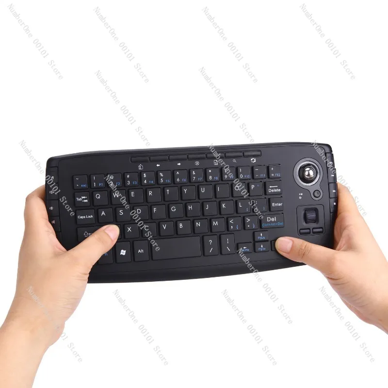 2.4G Air Flying Squirrel Innovative Trackball Mini Wireless Keyboard and Mouse 2-in-1 Keyboard and Mouse Set Spot Wholesale