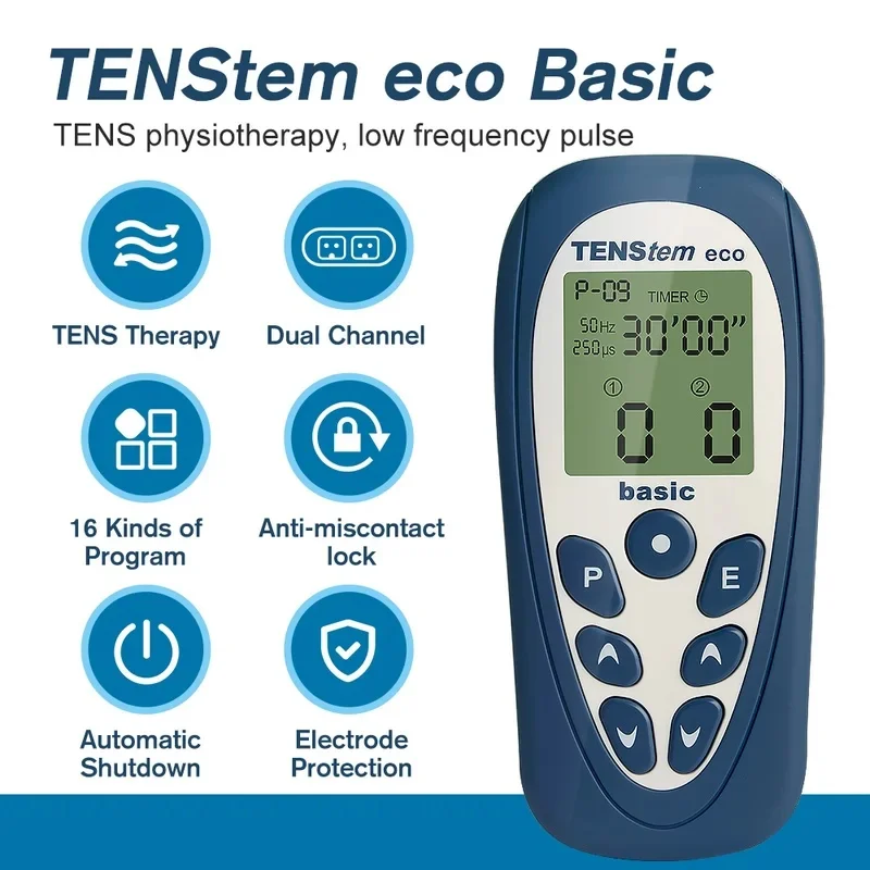 Tens Unit Muscle Stimulator 16 Massage Mode Tens EMS Machine Device Touchscreen Massager Intensity Deep Tissue Shoulder Pain Rel