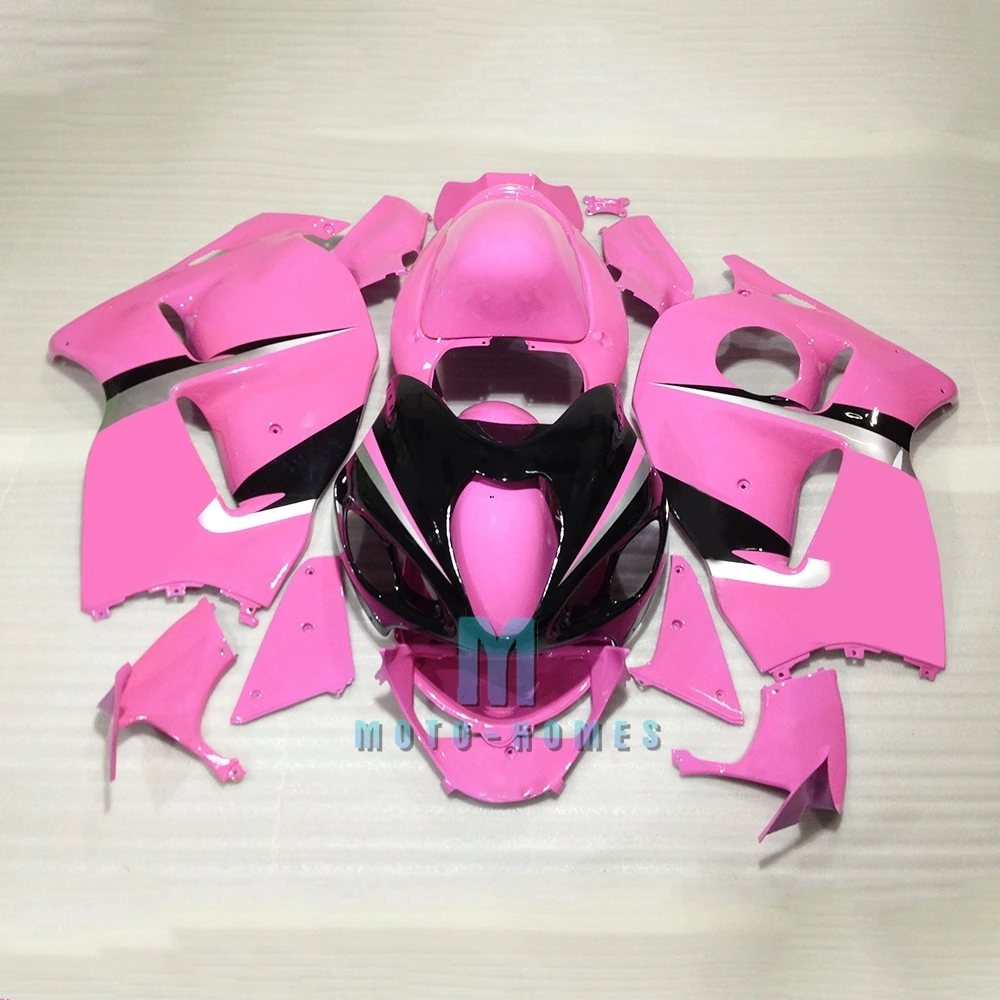 ABS Plastic Moto Fairing Kit for SUZUKI GSXR1300 1996 1997-2007 GSX1300R 96 97 98 99 00-07 Injection Wrecked Bike Rebuild Pink