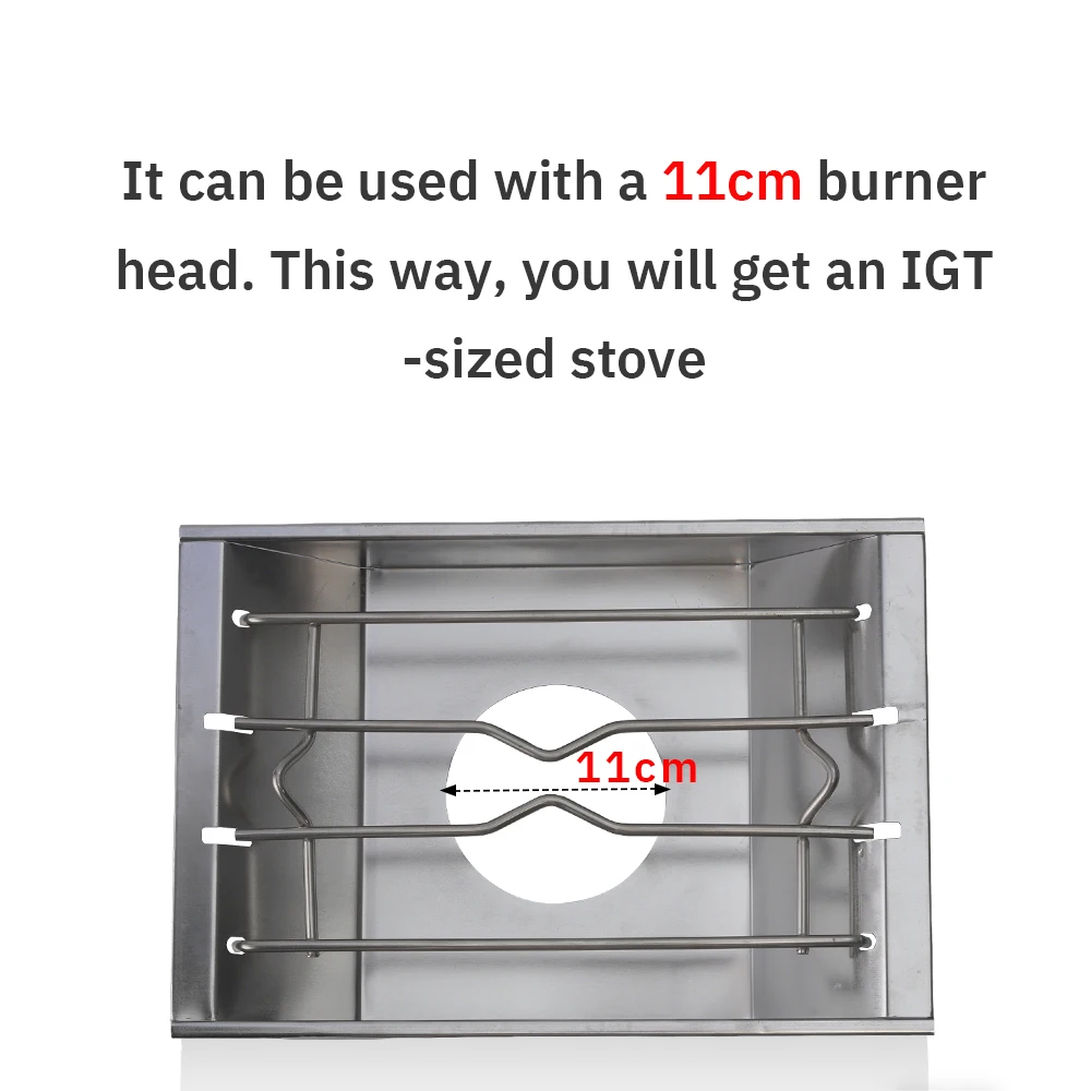 Pandatour New Camping IGT 1-Unit Accessories Griddle Drain Basket Bamboo Board Portable Outdoor 1-Unit Parts Supplies