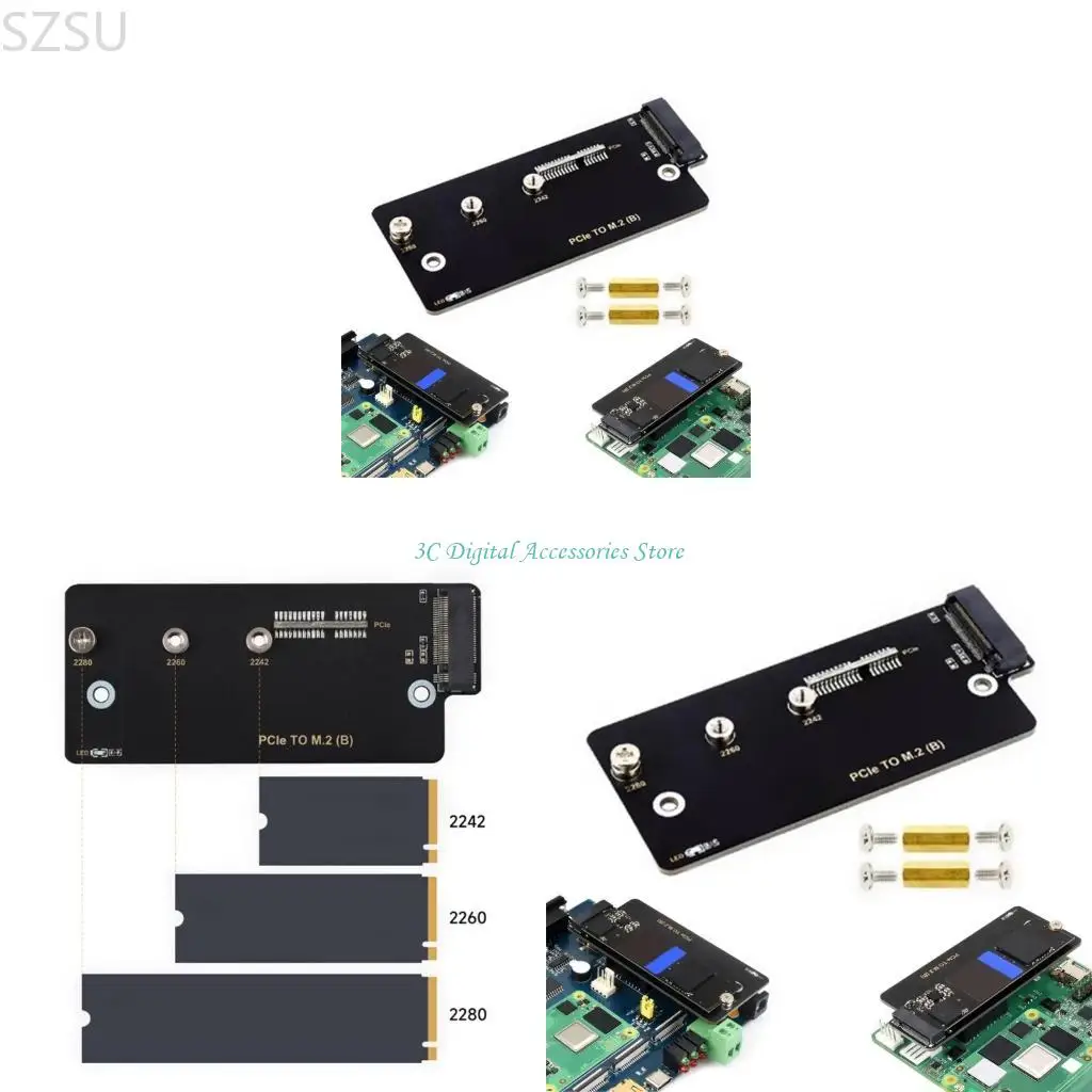 

SZSU Convenient Data PCIe to Expansion Board for CM4