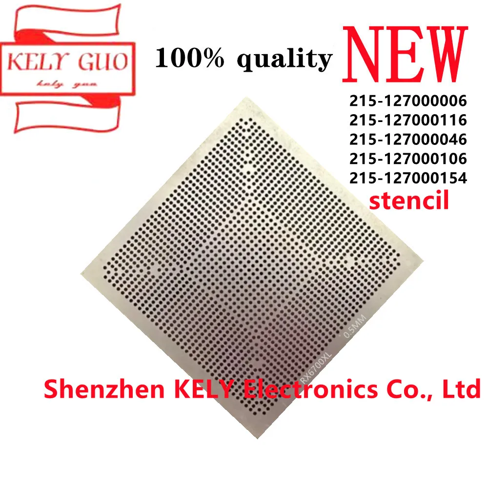 Direct Heating 90*90MM Navi22 RX6700XT 215-127000006 215-127000116 215-127000046 215-127000106 215-127000154 stencil