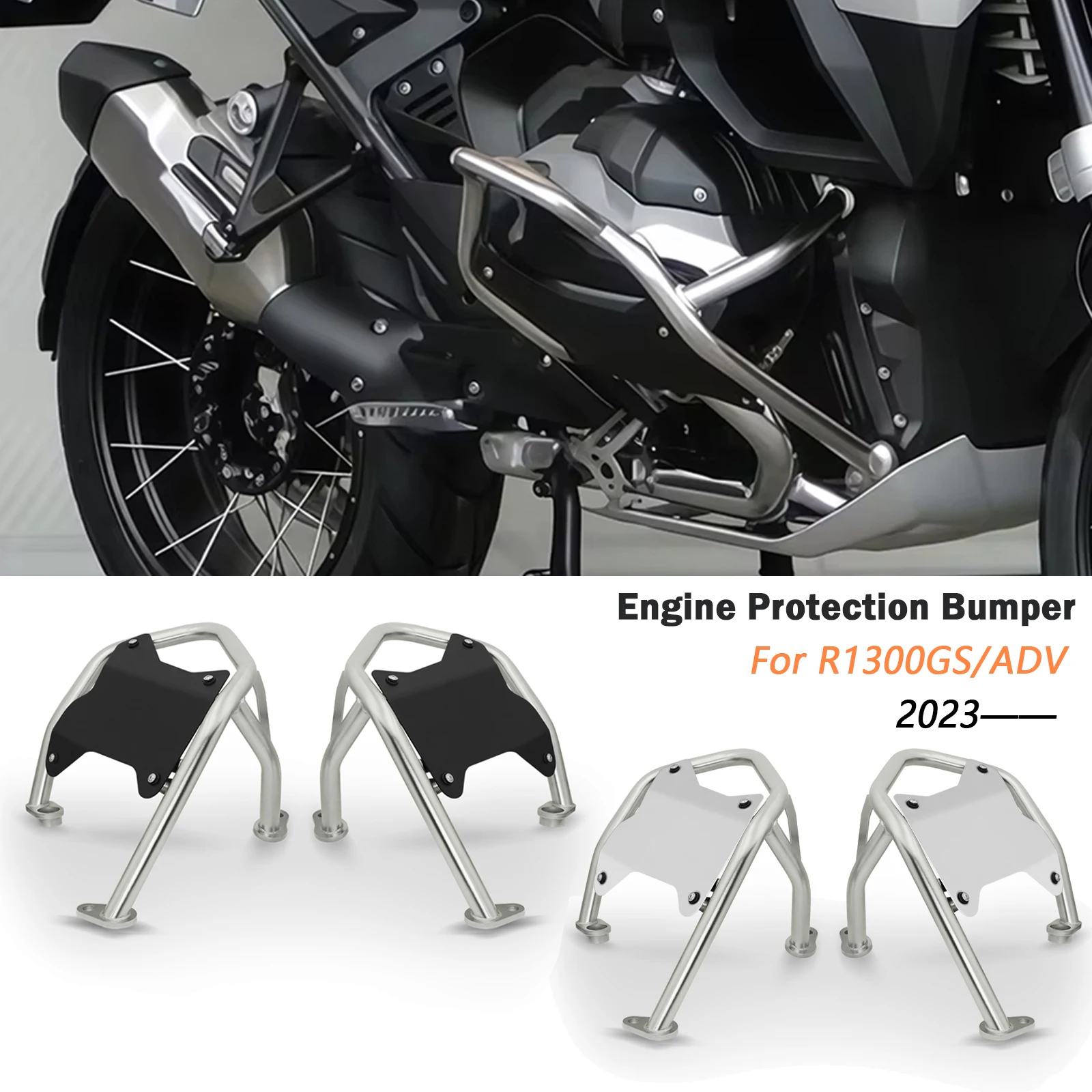For R1300GS ADV R1300GSA R1300GS Adventure 2023 2024 2025 Motorcycle Highway Crash Bars Engine Tank Guard bar Bumper Protector