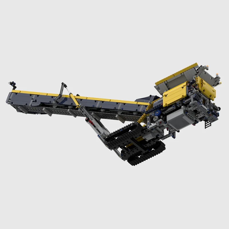 1202 個 MOC モバイルホッパーフィーダーコンベヤーベルトモデルビルディングブロックアーキテクチャ DIY クリスマスギフトクリエイティブおもちゃアイデアレンガ