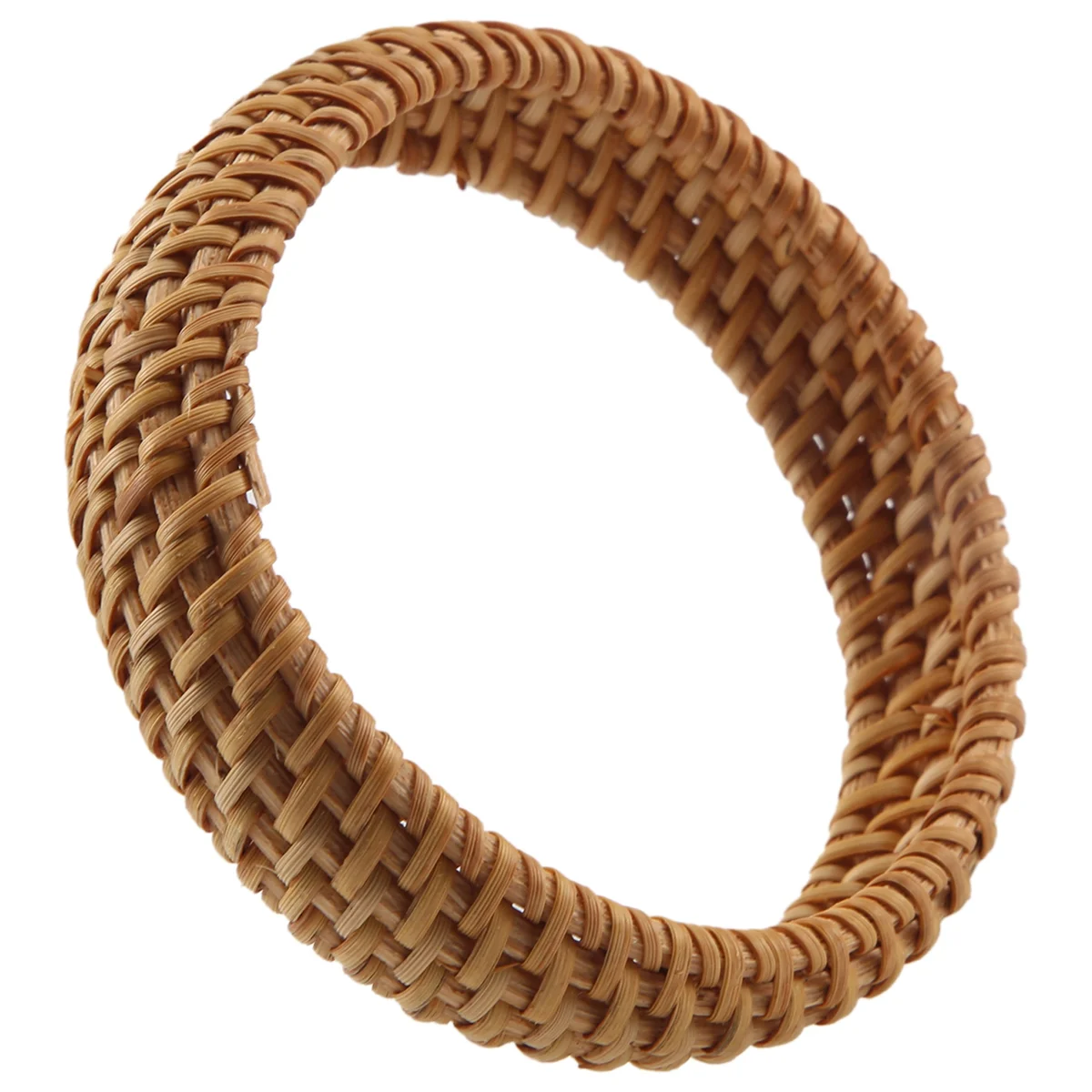 Ethnic Style Hand-Woven Rattan Bracelet Simple Big Round Rattan Bracelet Ladies Jewelry