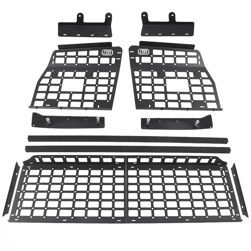 Tylna półka bagażnika Panel Molle Cargo Organizer Racks Pasuje do Toyota Land Cruiser LC200 J200 2008-2021 7-miejscowy — zdjęcie 2