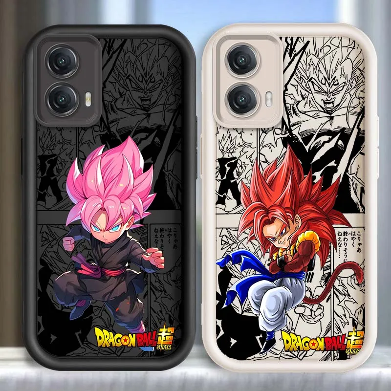 Funda de Teléfono con Diseño de Anime Dragon Ball Zamas para Motorola G85 Edge 50 G24 G35 E14 G04 G34 G Stylus G54 G13 G32 G14 5G Eye Ladder