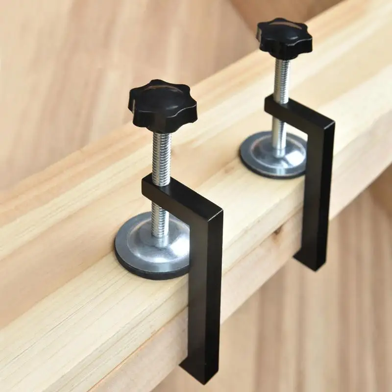 1Pcs Woodworking Jig Cabinet Tool Steel Drawer Panel Clips Home Furniture Accessories Front Installation Clamps Hand Tool