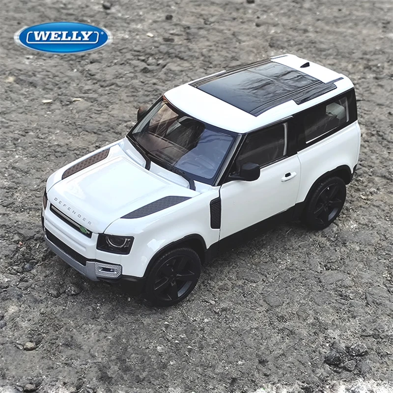 Welly 1:26 Land Rover Defender 2020 SUV Alloy Car Model Diecast Metal Toy Off-road Vehicles Car Model Simulation Childrens Gifts