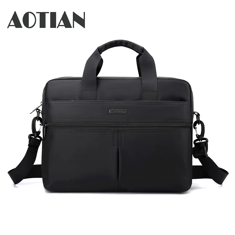 

High Quality Men's Shoulder Bag Man 14 inch laptop Crossbody Bag Male Outdoor Messenger Bag Nylon Business Handbag Adapted to A4